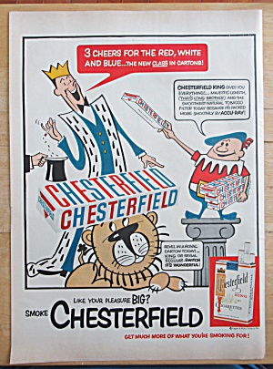 1957 Chesterfield Cigarettes With Chesterfield King