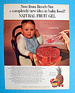Vintage Ad: 1965 Natural Fruit Gel