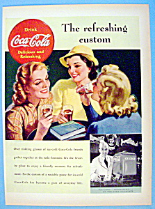 1938 Coca Cola (Coke) With Three Women Talking