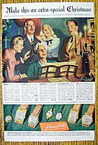 1947 Hamilton Watch With Family Singing Around Piano