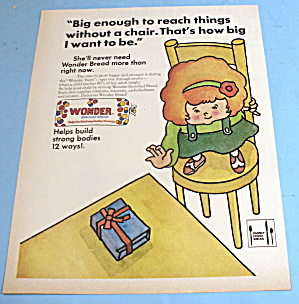 1970 Wonder Bread with Girl on Chair (Image1)