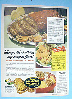 1942 Diamond Walnuts with Walnut Stuffed Meat Loaf (Image1)