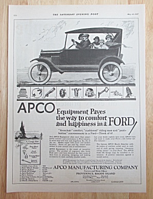 1923 Apco Manufacturing W/ The Ford Automobile