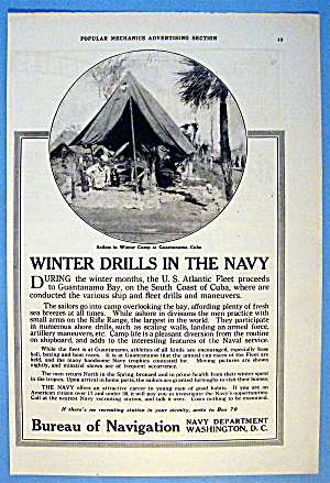 1916 Bureau of Navigation with Sailor's Camp in Cuba (Image1)