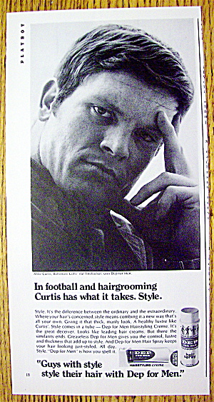 1970 Dep for Men with Baltimore Colts Mike Curtis (Image1)