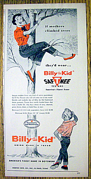 1956 Billy The Kid With Woman In Tree
