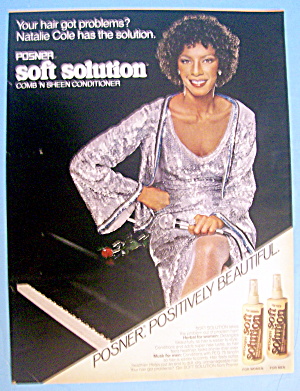 1980 Posner Soft Solution With Singer Natalie Cole