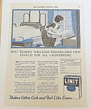 1924 Linit With Woman Doing Laundry