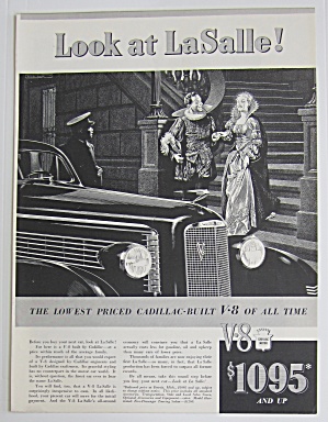 1937 Lasalle With Prince & Princess Going To Car