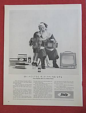 1963 Sharp Electronics With Televisions & Radios