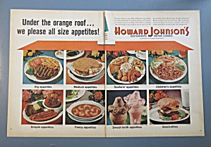 1965 Howard Johnson Restaurant with Menu Samples  (Image1)