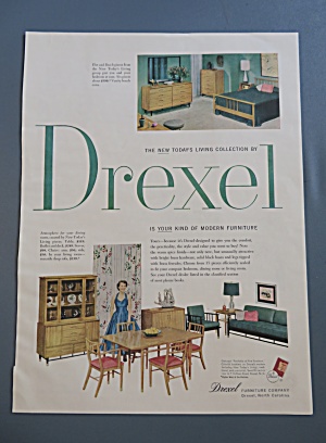 1954 Drexel Furniture With Elm & Beech Pieces