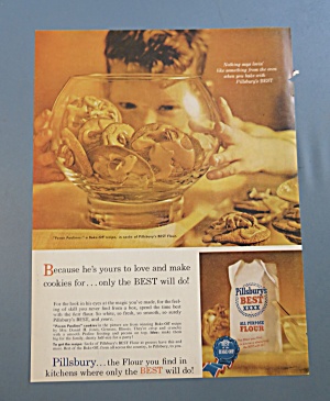 1960 Pillsbury Best All Purpose Flour With Little Boy