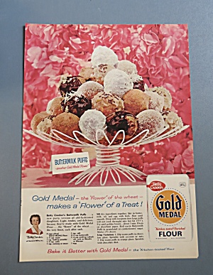 1959 Gold Medal Flour With Buttermilk Puffs