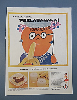 1956 United Fruit Company With Peelabanana