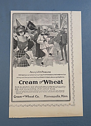 1904 Cream Of Wheat Cereal With Costume Party