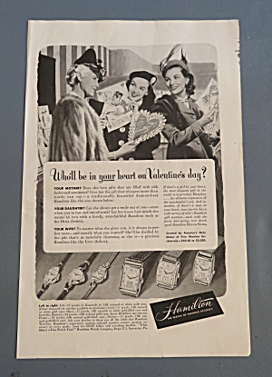 1948 Hamilton Watches With Women & Valentine's Day