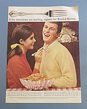 1966 Reed & Barton With Girl Feeding A Boy