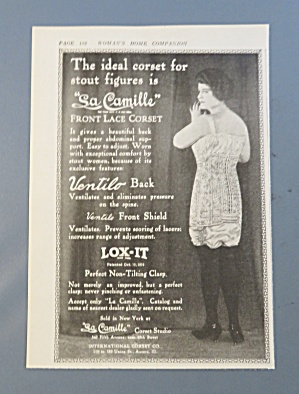 1920 Sa Camille Corset With Woman In Corset
