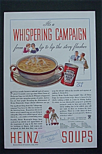 1934 Heinz Soups With Whispering Campaign  (Image1)
