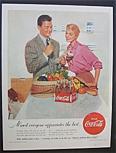 1955 Dual Ad: Coca Cola & Lord Calvert