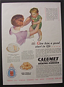 1928 Calumet Baking Powder
