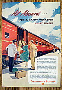 Vintage Ad: 1949 Pennsylvania Railroad