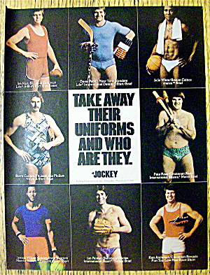 1982 Jockey Underwear With Jim Palmer