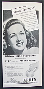 1945 Arrid Deodorant With Bonita Granville