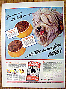 Vintage Ad: 1944 Pard Dog Food