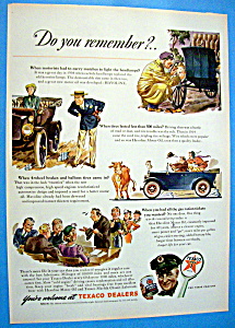 Vintage Ad: 1944 Texaco & Havoline Motor Oil