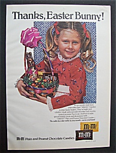 Vintage Ad: 1978 M & M Plain & Peanut Chocolate Candies (Image1)