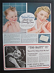 1941 Ivory Soap With A Woman & A Baby