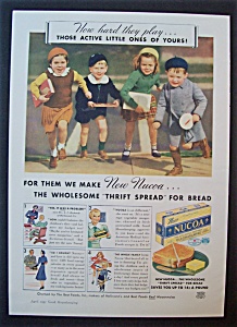 1937 Nucoa Margarine with 4 Children Running (Image1)