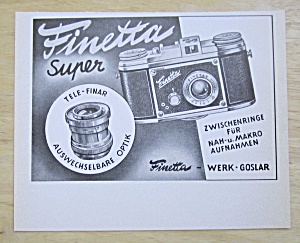 1952 Finetta Super Camera with the Camera  (Image1)
