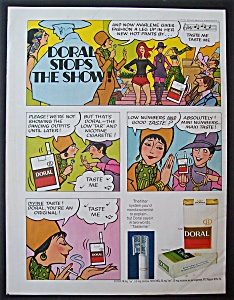 1971 Doral Cigarettes With Doral Stops The Show