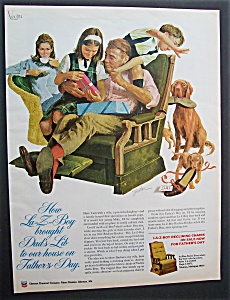 1972 La-Z-Boy Reclining Chair with Dad on Father's Day (Image1)