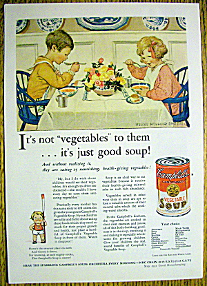1931 Campbell Vegetable Soup By Jessie Wilcox Smith