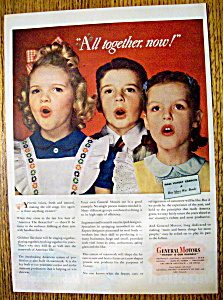 Vintage Ad: 1945 General Motors (Image1)
