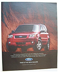 Vintage Ad: 2004 Ford Escape