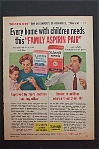 1959 St. Joseph Children & Adult Aspirin w/ Aspirins (Image1)