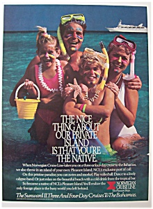 Vintage Ad: 1990  Norwegian Cruise Line (Image1)