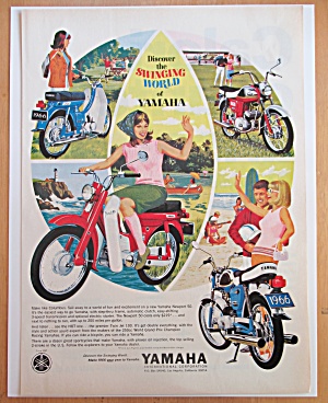 1966 Yamaha Motorcycle With The Yamaha Newport 50