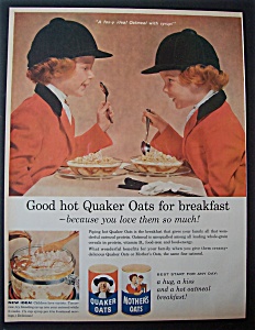 Vintage Ad: 1960 Quaker Oats Cereal