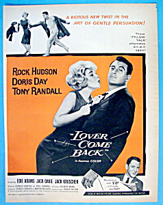 Vintage Ad: 1962 Lover Come Back With Doris Day