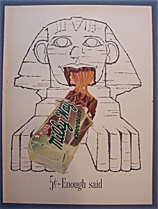 Vintage Ad: 1954  Milky  Way  Candy  Bar (Image1)