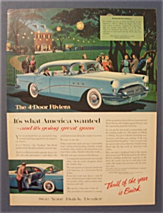 1955 Buick Riviera With A Blue 4-door Riviera