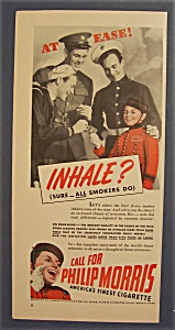 Vintage Ad: 1941 Philip Morris Cigarettes w/ Bellboy (Image1)