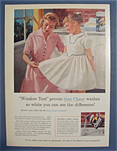 Vintage Ad: 1956 Cheer Laundry Detergent