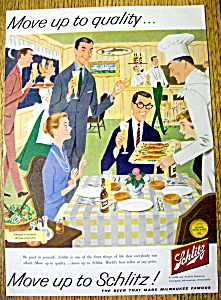 Vintage Ad: 1958 Schlitz Beer (Friday Night Schlitzfry) (Image1)